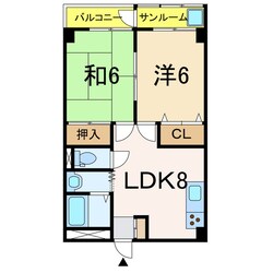 プレステージ　１の物件間取画像